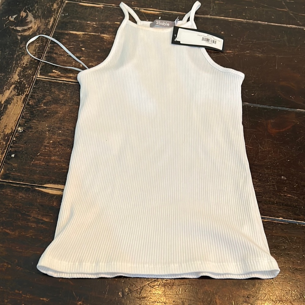 Brand new white tank small